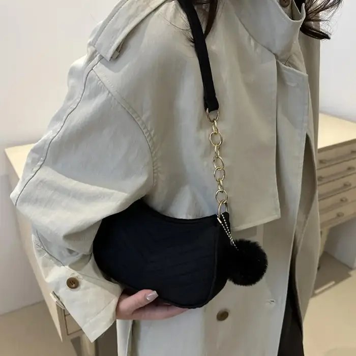 Mini sacs à bandoulière pour femmes, sacs à main en feutre tendance pour femmes, sacs sous le bras a