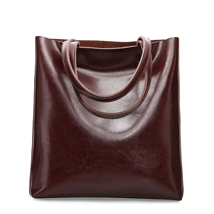 2024 bureau sacs à bandoulière pour femmes fourre-tout en cuir de vache sac dames