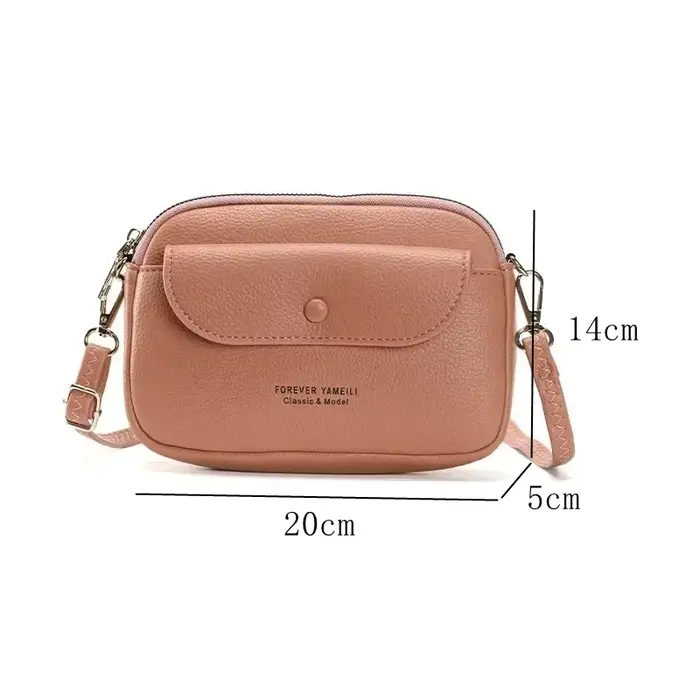 Mini Sac Femme 2026 NOUVEAU Sacs à Bandoulière pour Femmes Petit Sac Carré Noir Vert Blanc Gris Rose Jaune Abricot Bolso Mujer