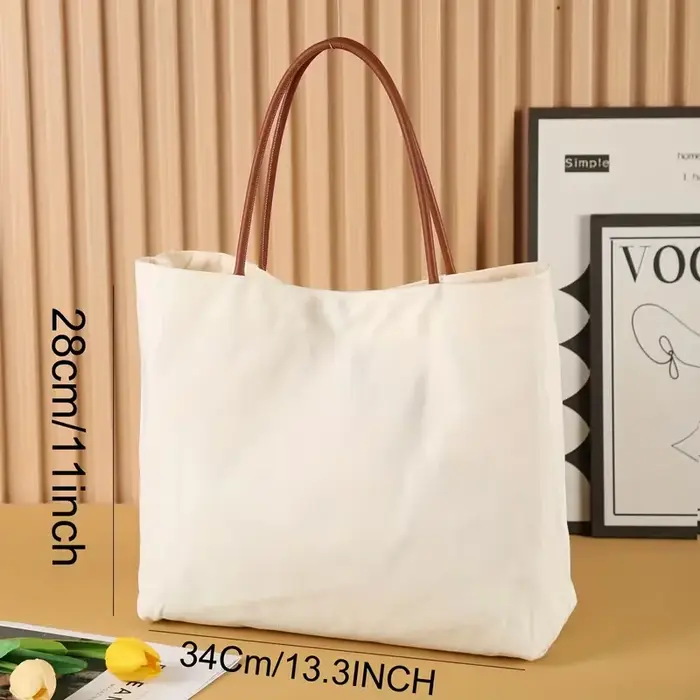 Sac fourre-tout blanc personnalisable