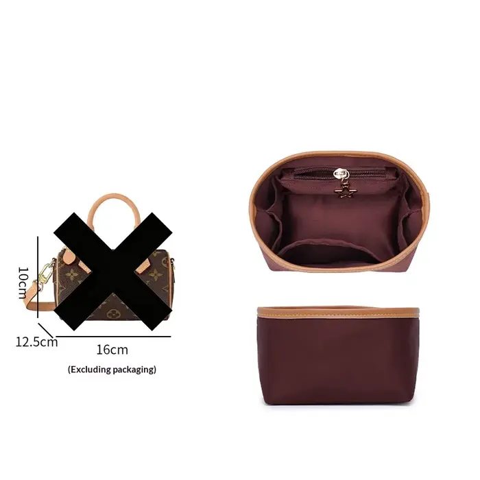 Organisateur de sac en nylon pour sacs à rabat LV Speedy 16 20 25 30 35, sac intérieur, trousse de m