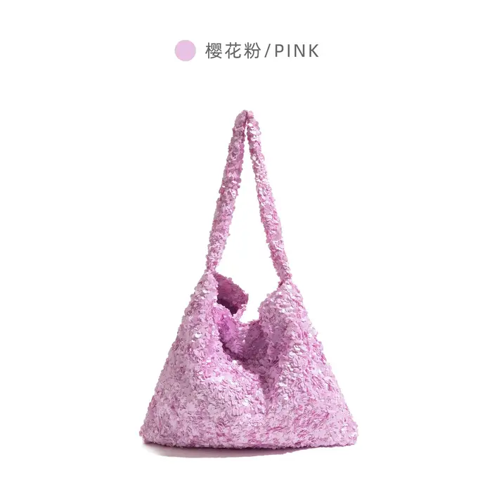 Nouveau sac fourre-tout grande capacité à sequins scintillants