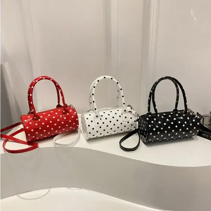 Sac bandoulière coréen à pois