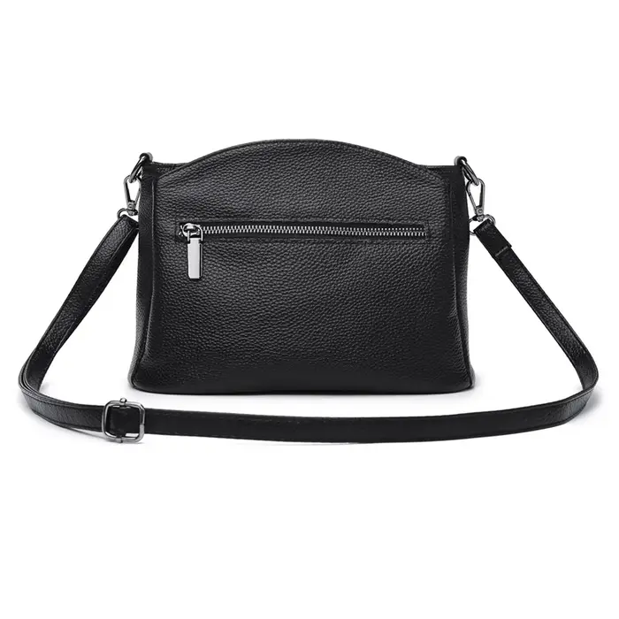 Sac fourre-tout en cuir véritable solide pour femme