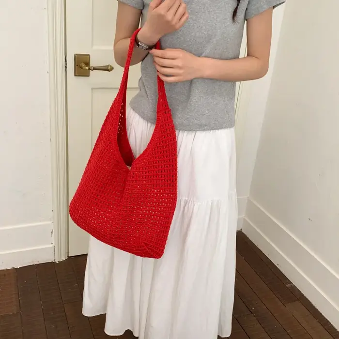 Sac fourre-tout en crochet pour femme
