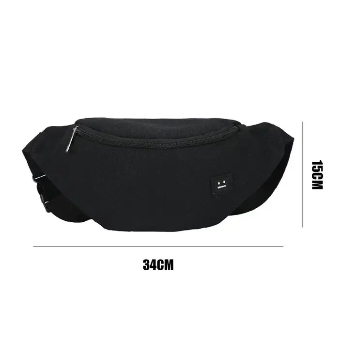 Sac banane en toile pour femme