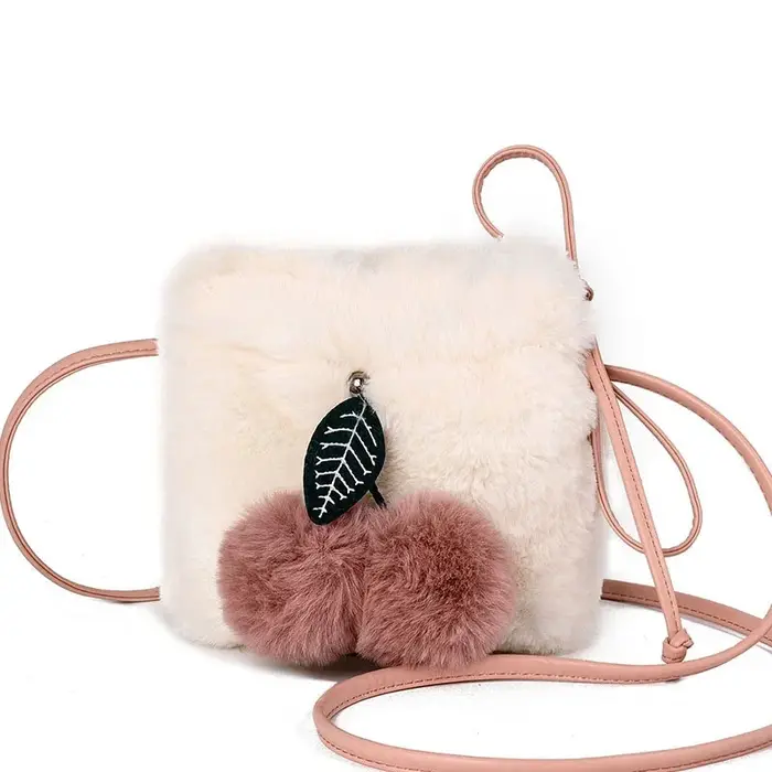 Petits sacs à main et sacs à main en fausse fourrure pour femmes