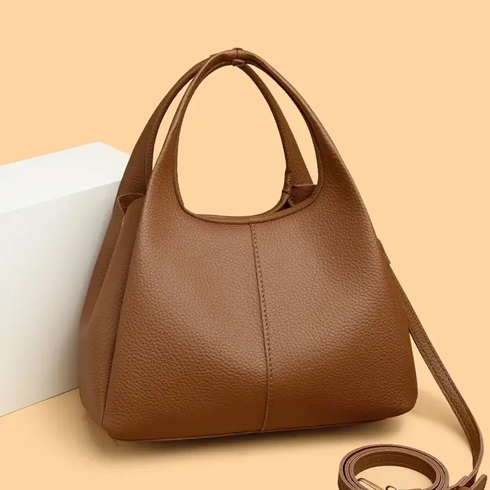 Sac à main en cuir vintage pour femme