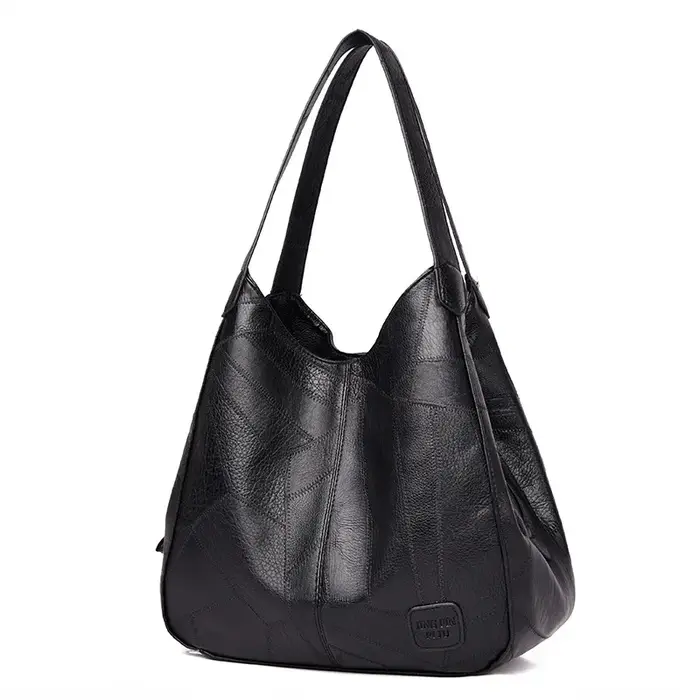 Grand sac fourre-tout en cuir souple