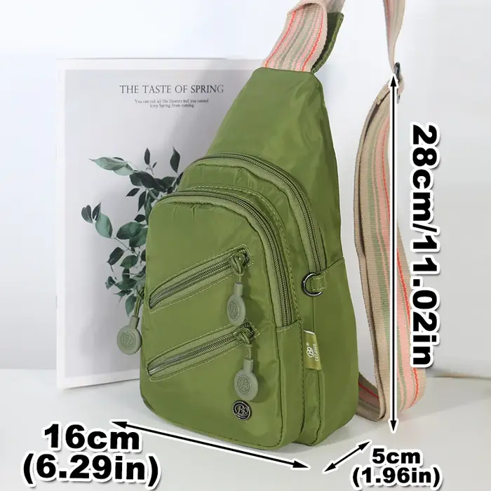 Sac à bandoulière multi-poches pour femmes