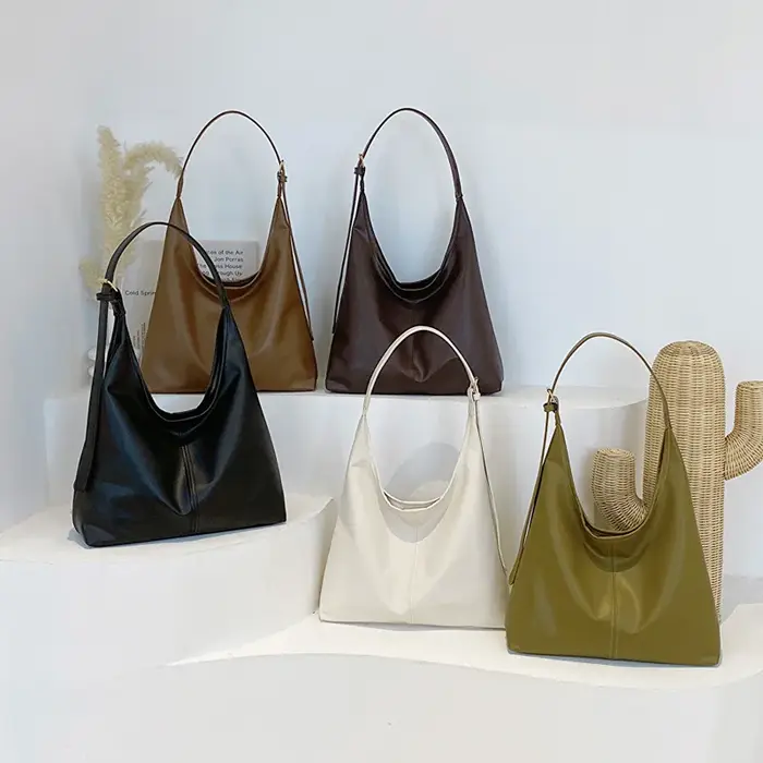 Nouveau sac fourre-tout Vintage grande capacité Simple sac à bandoulière pour femmes sac Hobo pour femme sac