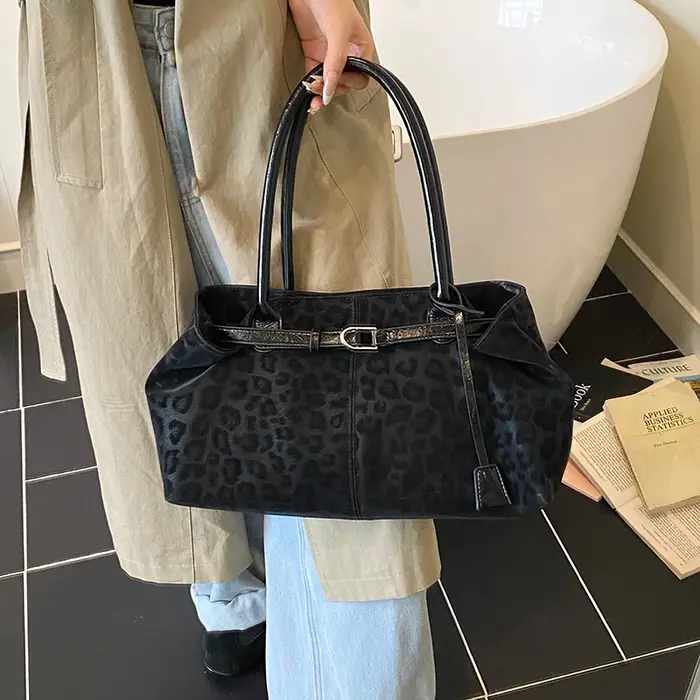 LEFTSIDE – sacs à bandoulière léopard en cuir PU pour femmes