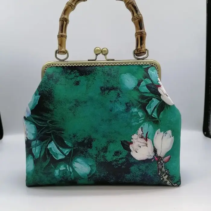 Bois main serrure coquille sacs Vintage sac de créateur femmes épaule sac à bandoulière chaîne fourre-tout