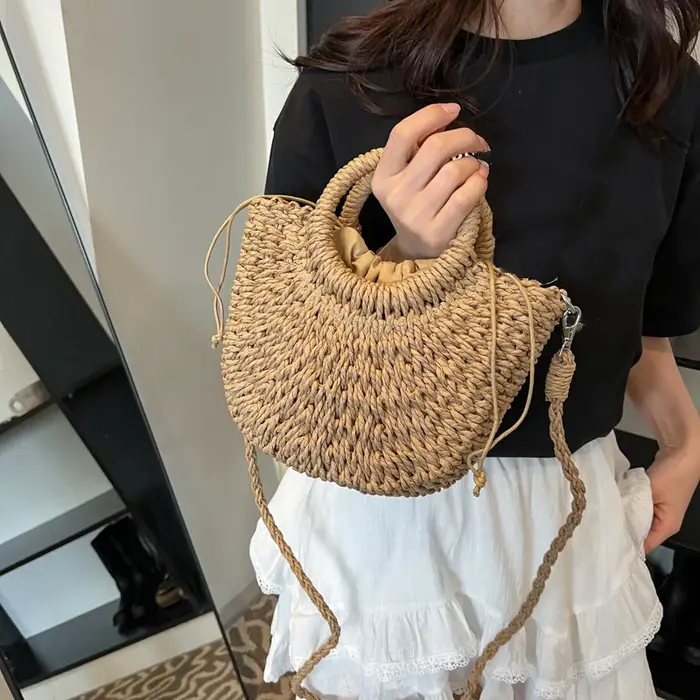 Sac à main en paille de Style bohème