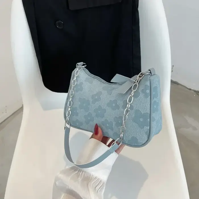 2025 nouvelle mode feutre sacs à bandoulière pour femmes petit sac sous les bras décontracté femme