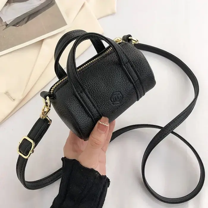 Mini sacs en cuir PU souple pour femmes