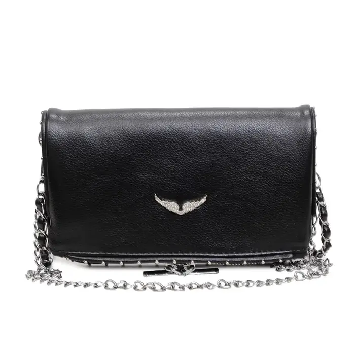 Nouveau Sac Enveloppe Aile Incrusté de Diamants Style Français 2026 - Sac ZV Tendance et Polyvalent 
