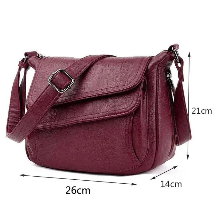 Sac à main de luxe en cuir souple pour femmes