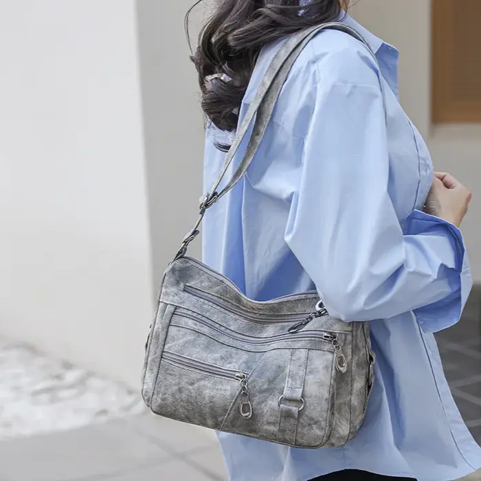 Sac Boston rétro à la mode pour femme