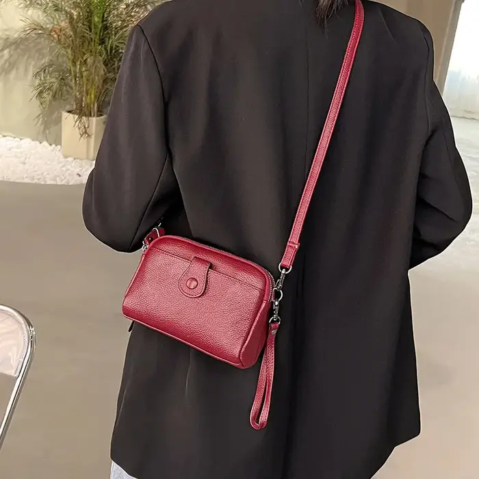Femmes en cuir véritable sac à bandoulière nouveau décontracté femme petits sacs