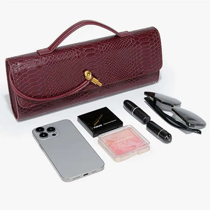 Sac à main pochette pour femme en cuir