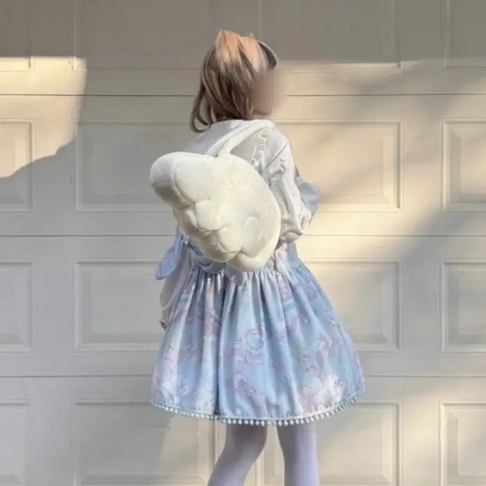 Sac à bandoulière créatif en forme d'aile d'ange