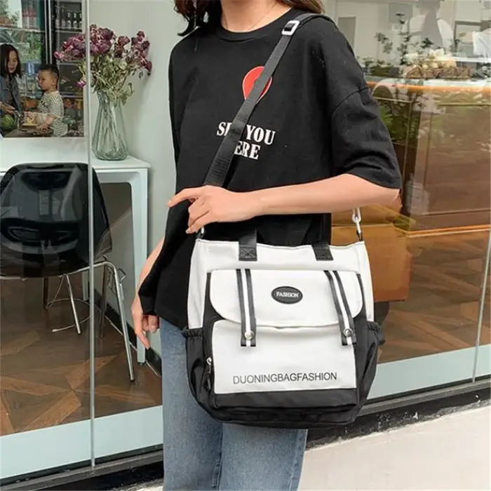 Sac fourre-tout pour femmes, sac à main quotidien de grande capacité, sac à bandoulière seau de voyage, sac messager à la mode, sacs d'école de Camp
