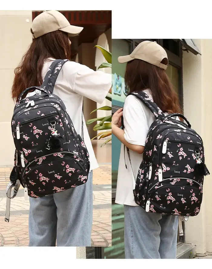 Sac à dos imprimé Floral pour jeunes filles