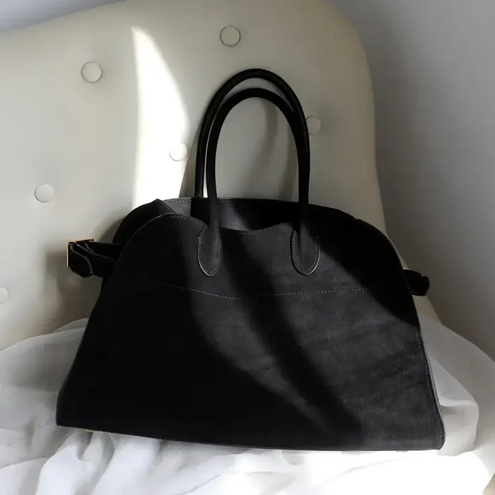 Sac fourre-tout de luxe pour femme en cuir véritable