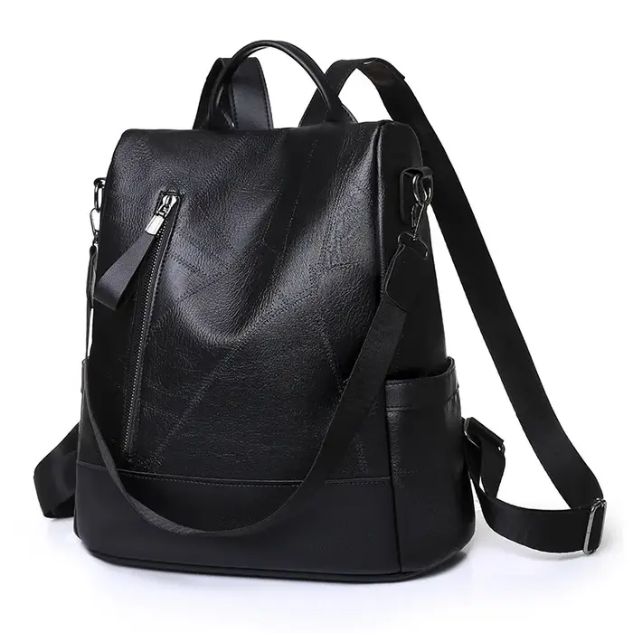 Collège femmes sac à dos concepteur en cuir souple Vintage Packbag femme voyage sac à dos sacs d'école pour adolescentes sac à bandoulière