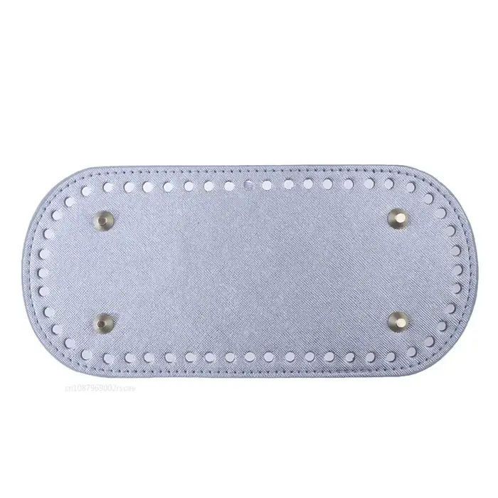 Base de sac en cuir PU 22x10cm pour sac tricoté