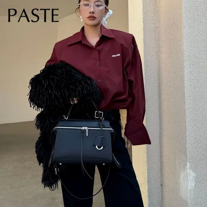 Grand Fourre-Tout en Cuir 2025 group pour Femme