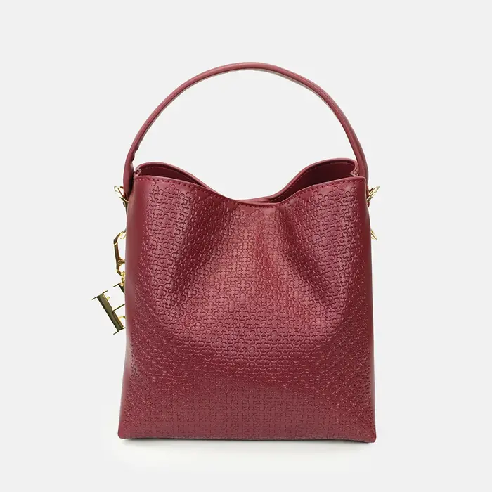 Sac seau CH Monogram avec poignée supérieure et bandoulière amovible pour le quotidien