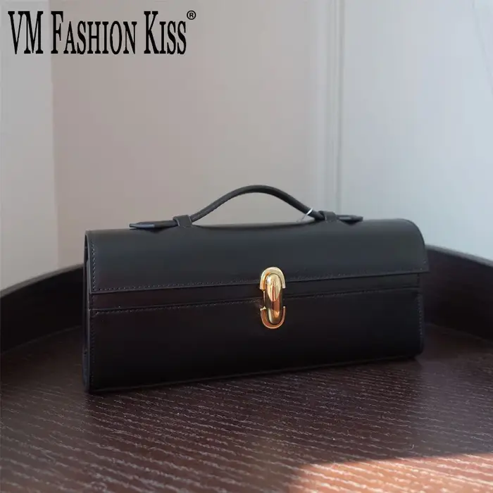 VM FASHION KISS sac à poignée supérieure fourre-tout en cuir véritable sac à main Simple pour femme petit sac carré sacs Baguette sac mince de haute qualité