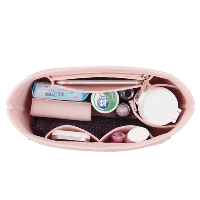 Longchamp-Sac à Main à Poignée Courte et Longue avec Doublure Intérieure en Feutre