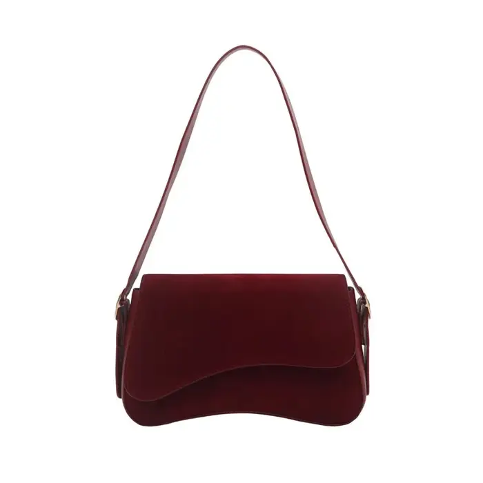 Sac à bandoulière en cuir PU pour femmes, fourre-tout rétro de couleur unie, sac à main décontracté