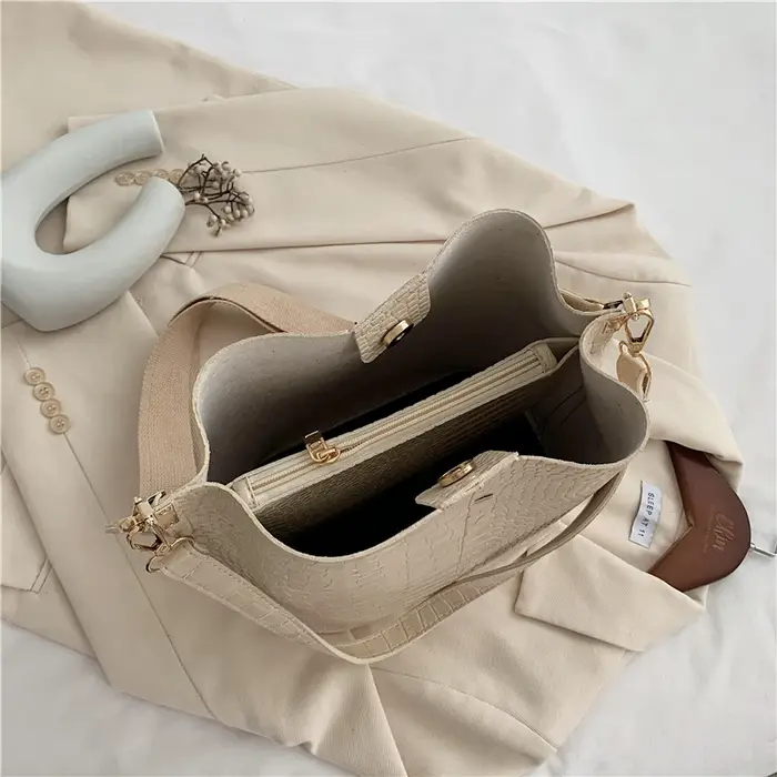 Sac à main Vintage motif Crocodile pour femmes