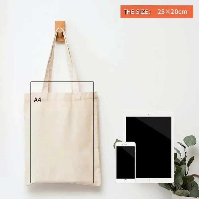 Sacs fourre-tout en toile personnalisés personnalisés pour femmes |   Grand logo, photos et noms imp