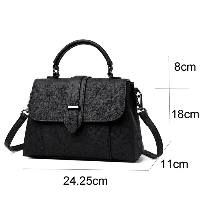 Pochette longue avec bandoulière amovible, sac baguette tendance pour femme, sacs à main en cuir de 