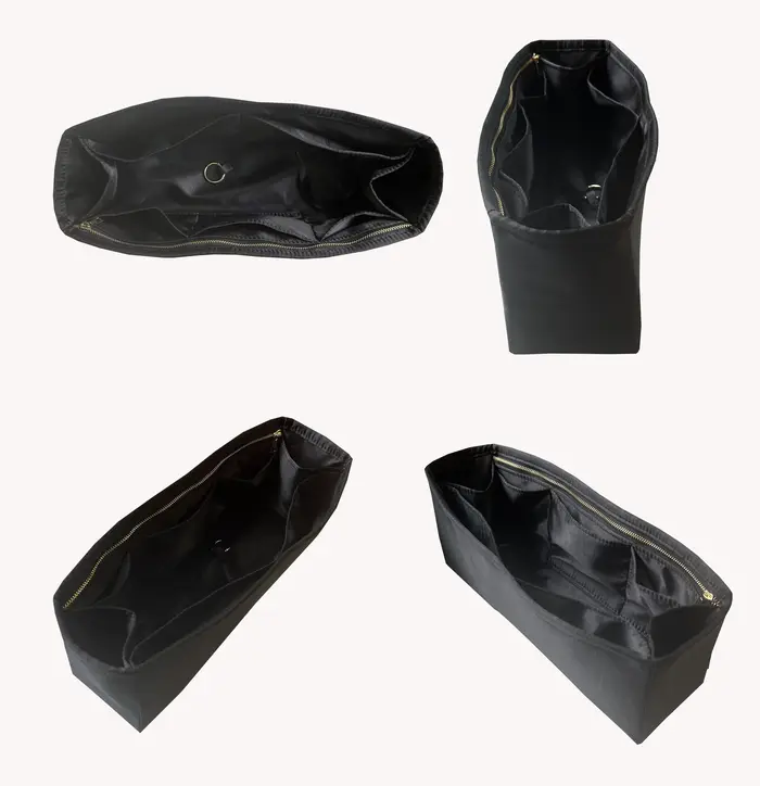 Organisateur de sac à main soyeux lisse