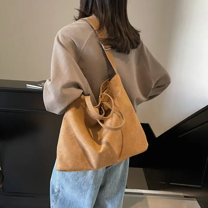Sac fourre-tout en toile grande capacité