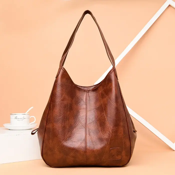 Femmes Vintage sac à bandoulière Designers sacs à main en cuir PU femme luxe poignée supérieure Hobo