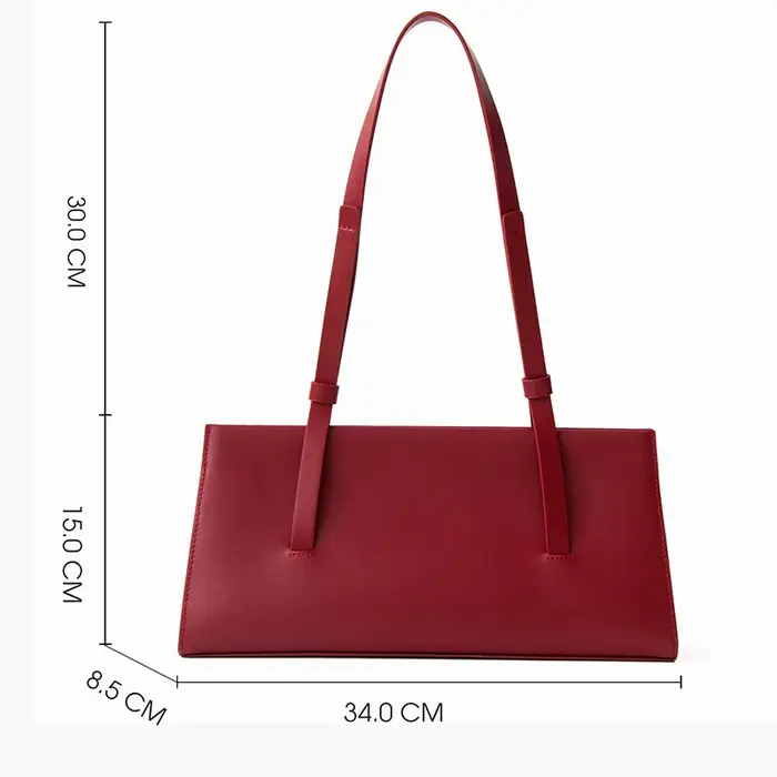 Matna-in-Sac sous les bras en cuir fendu pour femme, sac à main souple pour femme, mode française, i