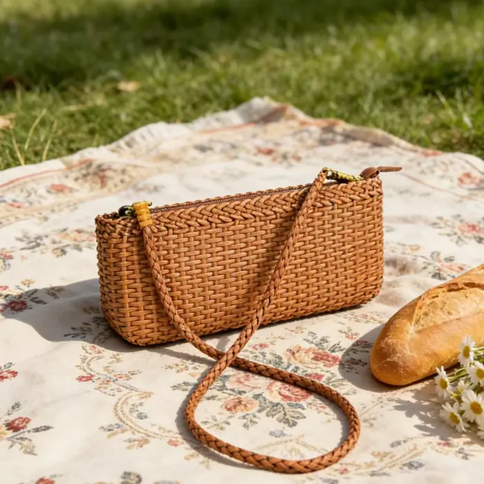 Sacs à main tissés en cuir