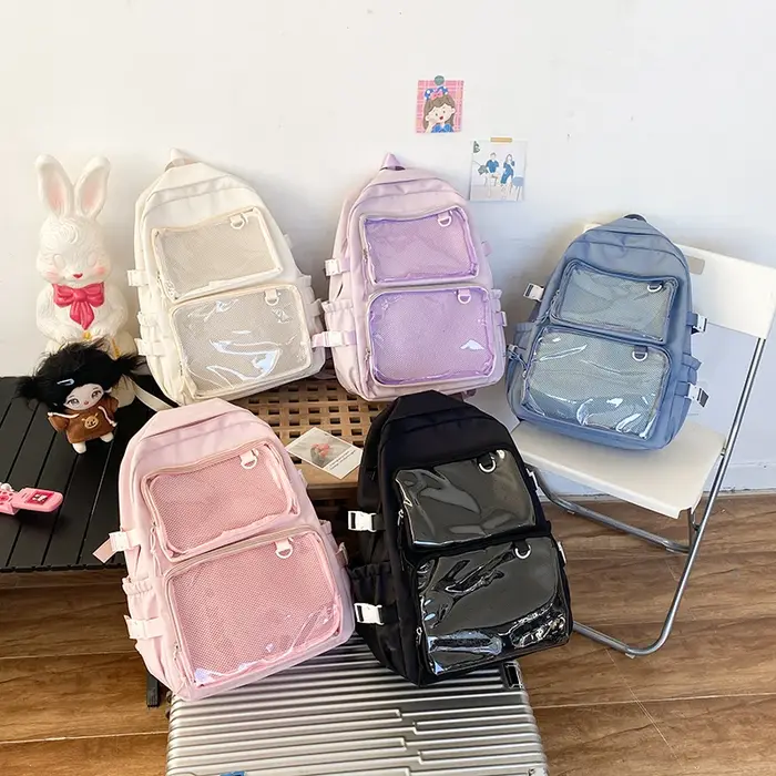 Sac Ita transparent de style japonais pour filles