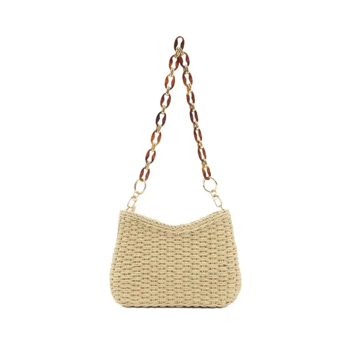 Sac tissé en paille rétro pour femmes, sacs pour déplacements, nouveau sac à main de plage tissé pou