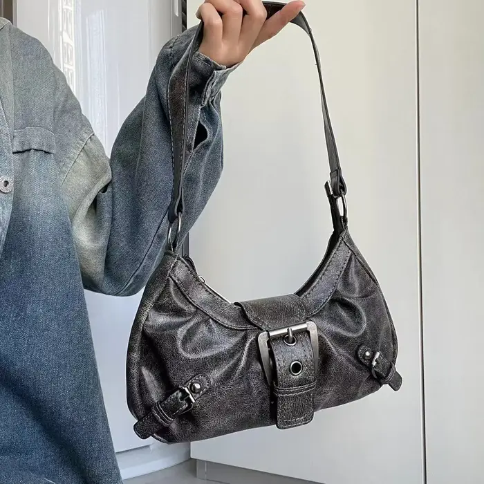 2025 printemps vente chaude Maillard Style rétro petit sac épicé fille Y2K Wasteland