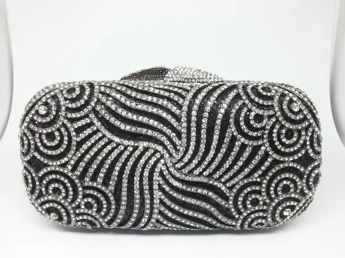 Pochette de soirée bleue pour femme, sacs à main et bourses, en stock, pour fête de mariage, patient
