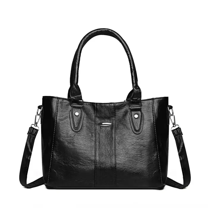Sac à main vintage en cuir souple pour femme