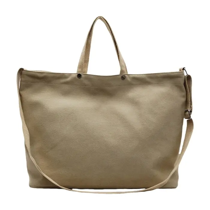 Sac fourre-tout en toile grande capacité